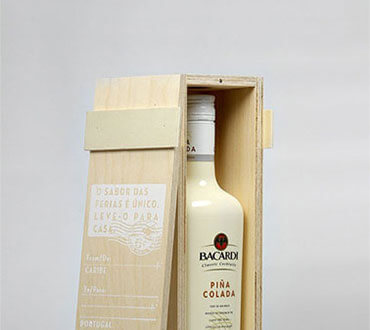 Bacardi rum bottle